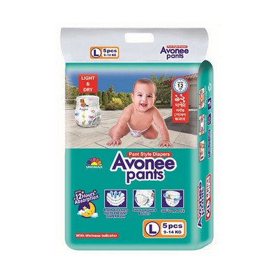 Avonee Pants L (9–14 kg) – 5 pcs